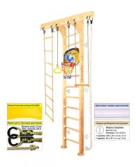 Шведская стенка Kampfer Wooden Ladder Wall Basketball Shield 3м с матом
