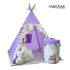 Комбо-набор детский вигвам и мешок для игрушек Midzumi
